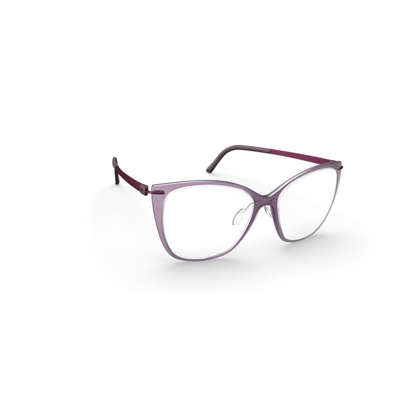 Silhouette Infinity View Fullrim 1610 4040 55-16 Anmutige Silhouette Infinity View Fullrim 1610 Damenbrille in Schmetterlingsform