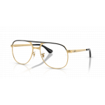 Ray-Ban 0RX3793V Korrektionsbrille in MATTE BLACK ON GOLD
