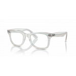 Ray-Ban 0RX4340V Korrektionsbrille in PHOTO STRIPED LIGHT BLUE