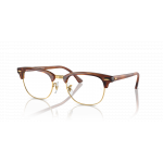Ray Ban Ray Ban CLUBMASTER 0RX5154 8375 STRIPED BROWN ON GOLD 51-21