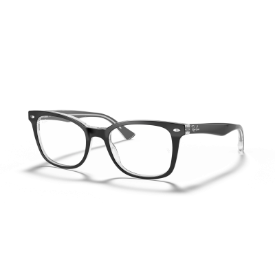 Ray Ban Ray Ban 0RX5285 2034 BLACK ON TRANSPARENT 53-19