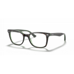 Ray Ban Ray Ban 0RX5285 2383 HAVANA ON GREEN TRANSPARENT 53-19