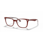 Ray Ban Ray Ban 0RX5285 5738 BORDEAUX ON TRANSPARENT 53-19