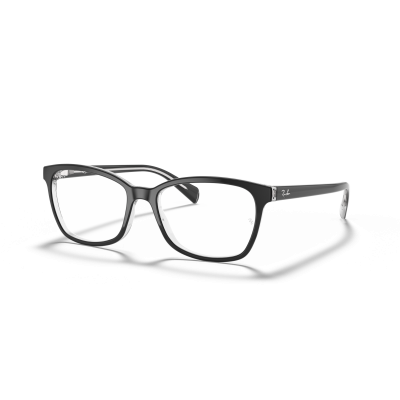 Ray Ban Ray Ban 0RX5362 2034 BLACK ON TRANSPARENT 54-17