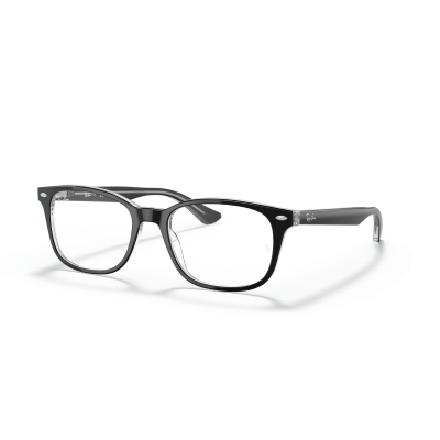 Ray Ban Ray Ban 0RX5375 2034 BLACK ON TRANSPARENT 53-18
