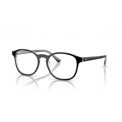 Ray Ban Ray Ban 0RX5417 2034 BLACK ON TRASPARENT 52-19