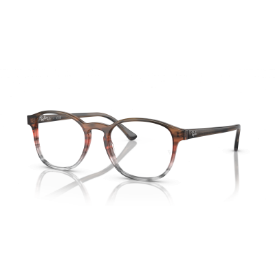 Ray Ban Ray Ban 0RX5417 8251 STRIPED BROWN GRADIENT RED 52-19