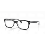 Ray Ban Ray Ban 0RX5428 2034 BLACK ON TRANSPARENT 53-17