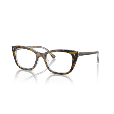 Ray Ban Ray Ban 0RX5433 5082 HAVANA ON TRANSPARENT 52-19