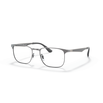 Ray Ban Ray Ban 0RX6363 2553 BRUSHED GUNMETAL ON GUNMETAL 54-18