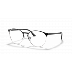 Ray Ban Ray Ban 0RX6375 2861 BLACK ON SILVER 51-18