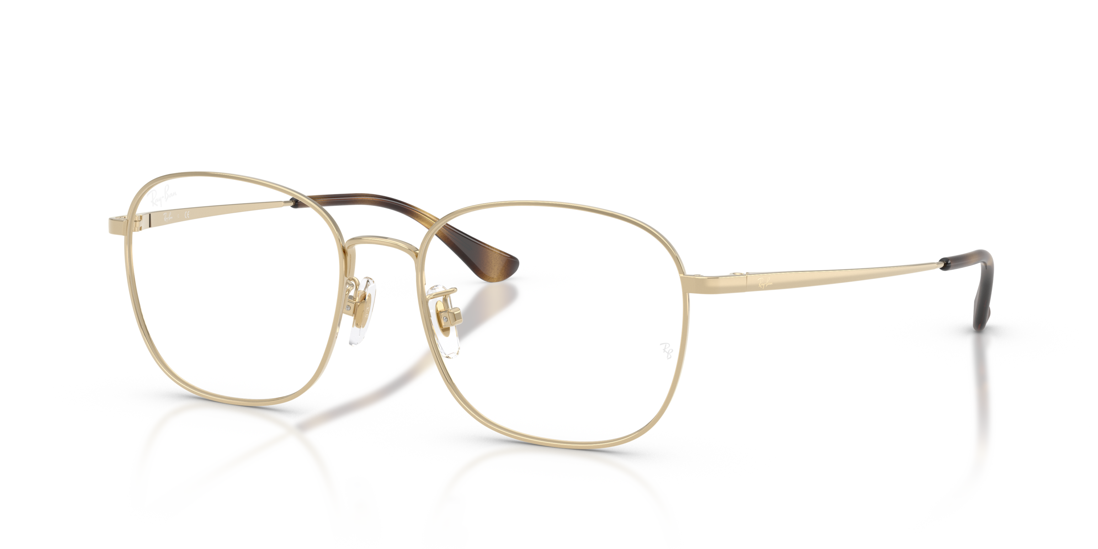 Ray Ban Ray Ban 0RX6418D 2993 PALE GOLD 53-17 Ray Ban Ray Ban 0RX6418D 2993 PALE GOLD 53-17