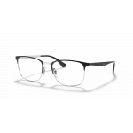 Ray Ban Ray Ban 0RX6421 2997 MATTE BLACK ON SILVER 56-18