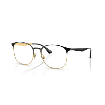 Ray Ban Ray Ban 0RX6493 2890 BLACK ON GOLD 53-18