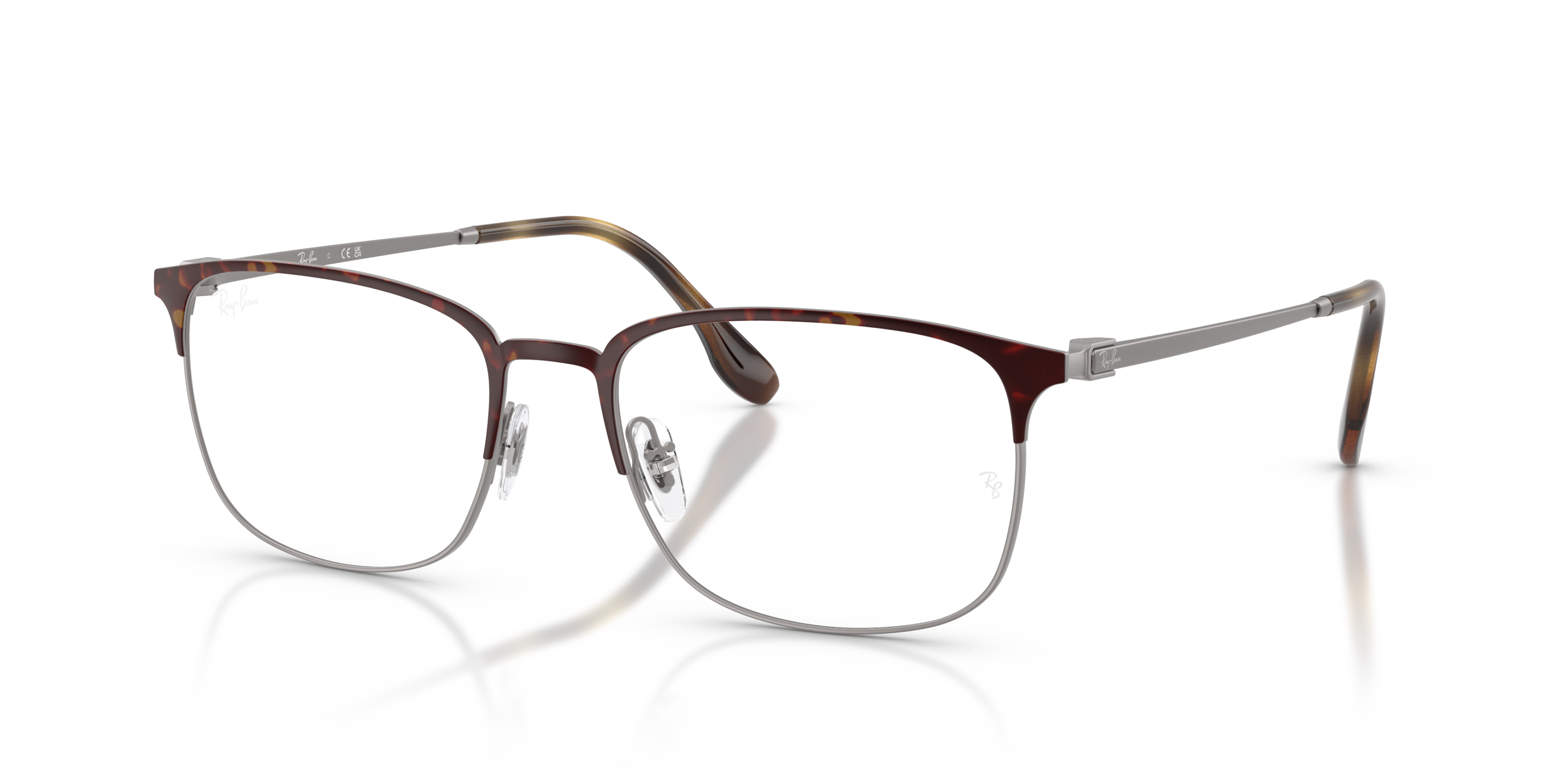 Ray Ban Ray Ban 0RX6494 3223 MATTE HAVANA ON MATTE GUNMETAL 54-18 Ray Ban Ray Ban 0RX6494 3223 MATTE HAVANA ON MATTE GUNMETAL 54-18
