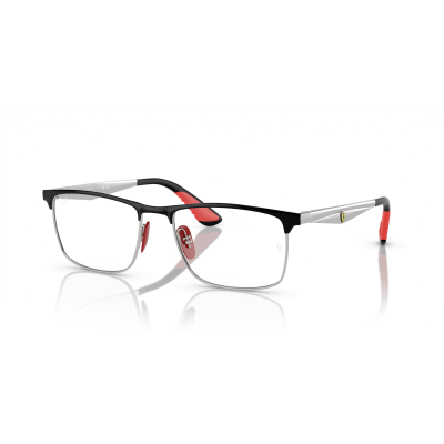 Ray Ban Ray Ban 0RX6516M F060 BLACK ON SILVER 55-18