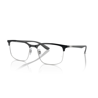 Ray Ban Ray Ban 0RX6518 3163 BLACK ON SILVER 55-19