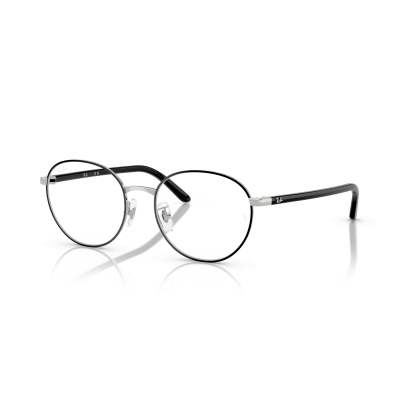 Ray Ban Ray Ban 0RX6538D 2861 BLACK ON SILVER 53-18
