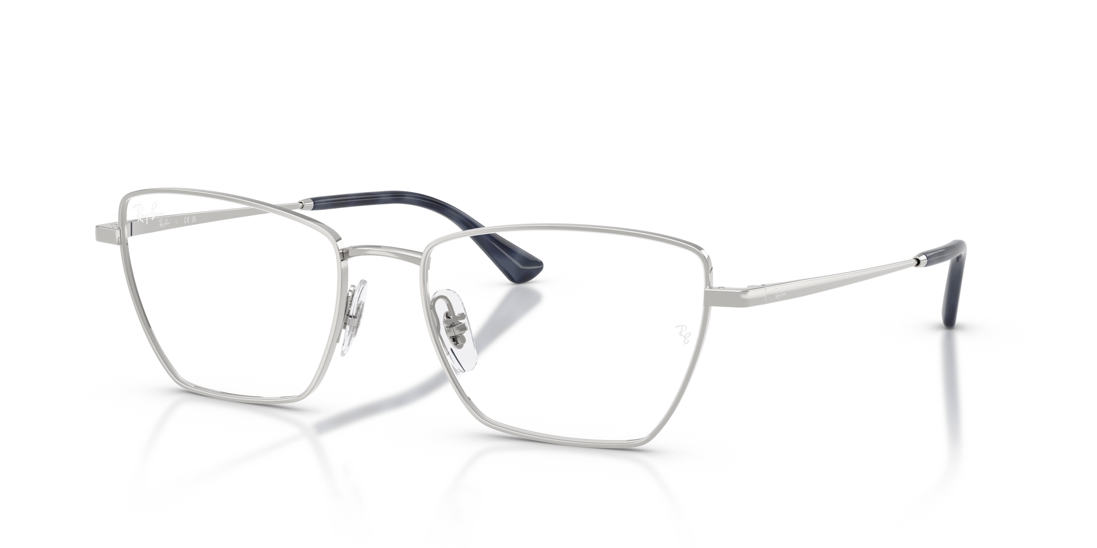 Ray Ban Ray Ban 0RX6552 2501 SILVER 56-18 Ray Ban Ray Ban 0RX6552 2501 SILVER 56-18