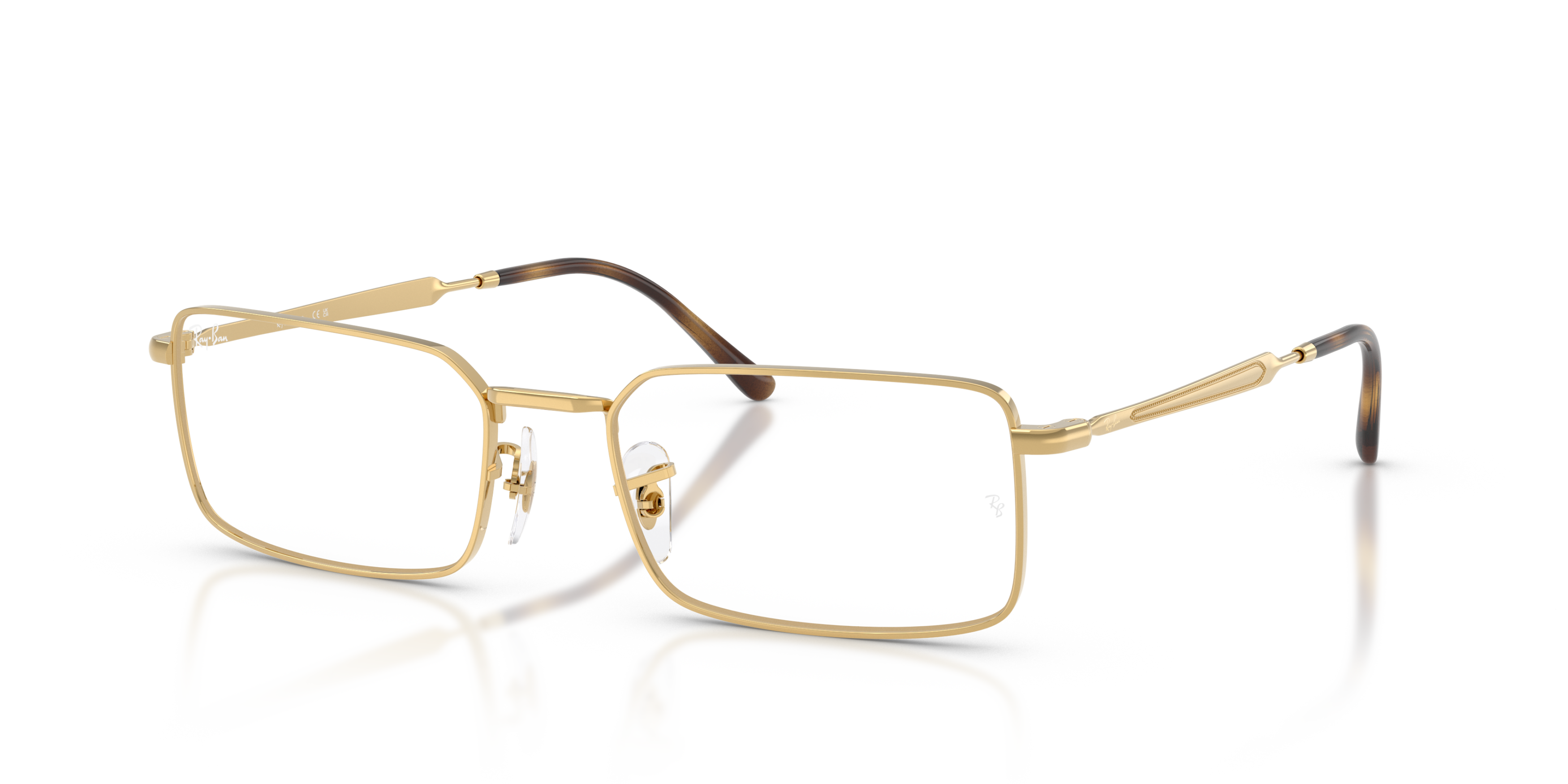 Ray Ban Ray Ban 0RX6557 2500 GOLD 56-19 Ray Ban Ray Ban 0RX6557 2500 GOLD 56-19