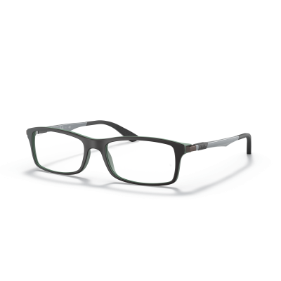 Ray Ban Ray Ban 0RX7017 5197 BLACK ON GREEN 56-17