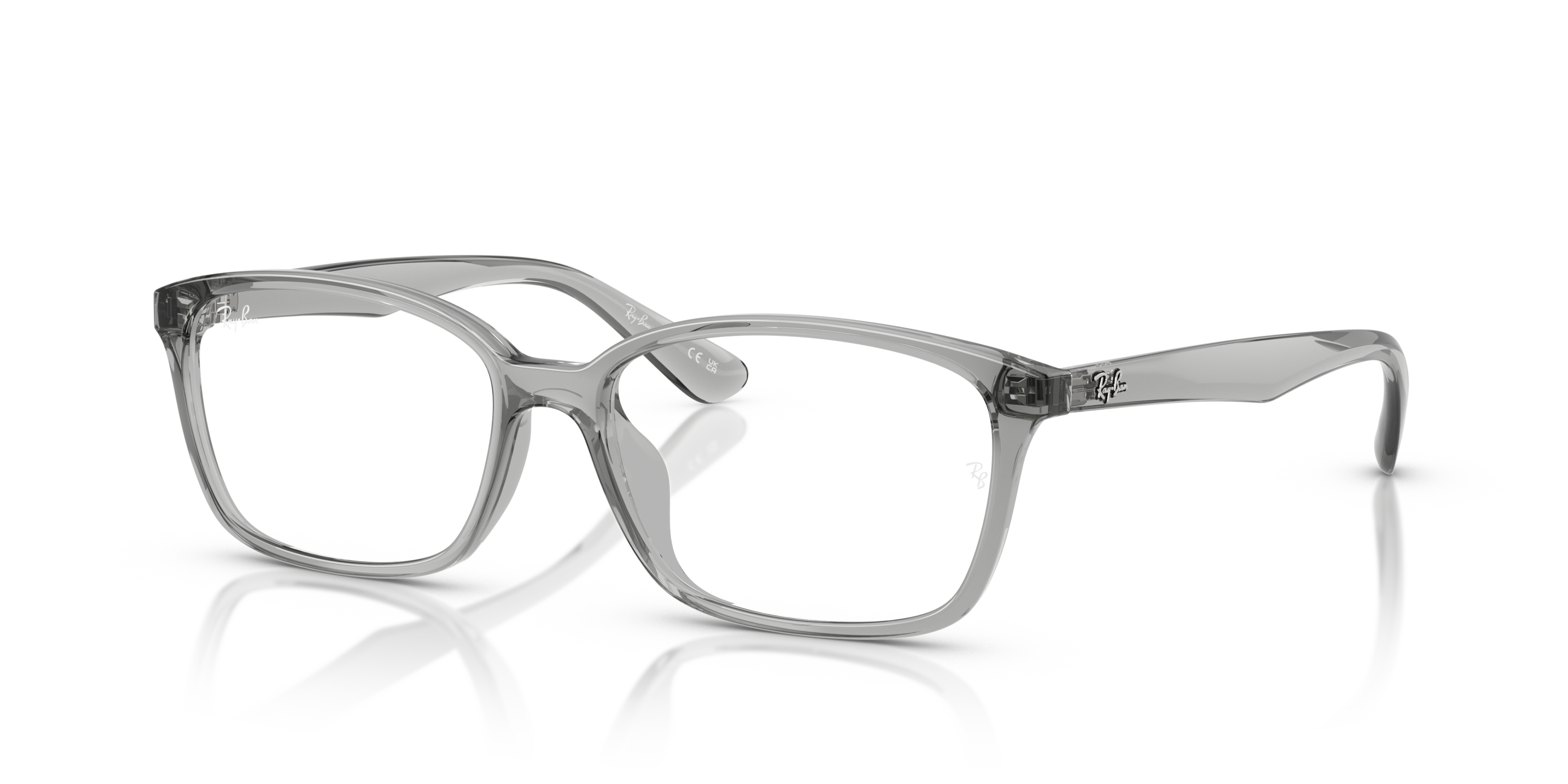 Ray Ban Ray Ban 0RX7094D 8012 TRANSPARENT GREY 55-16 Ray Ban Ray Ban 0RX7094D 8012 TRANSPARENT GREY 55-16