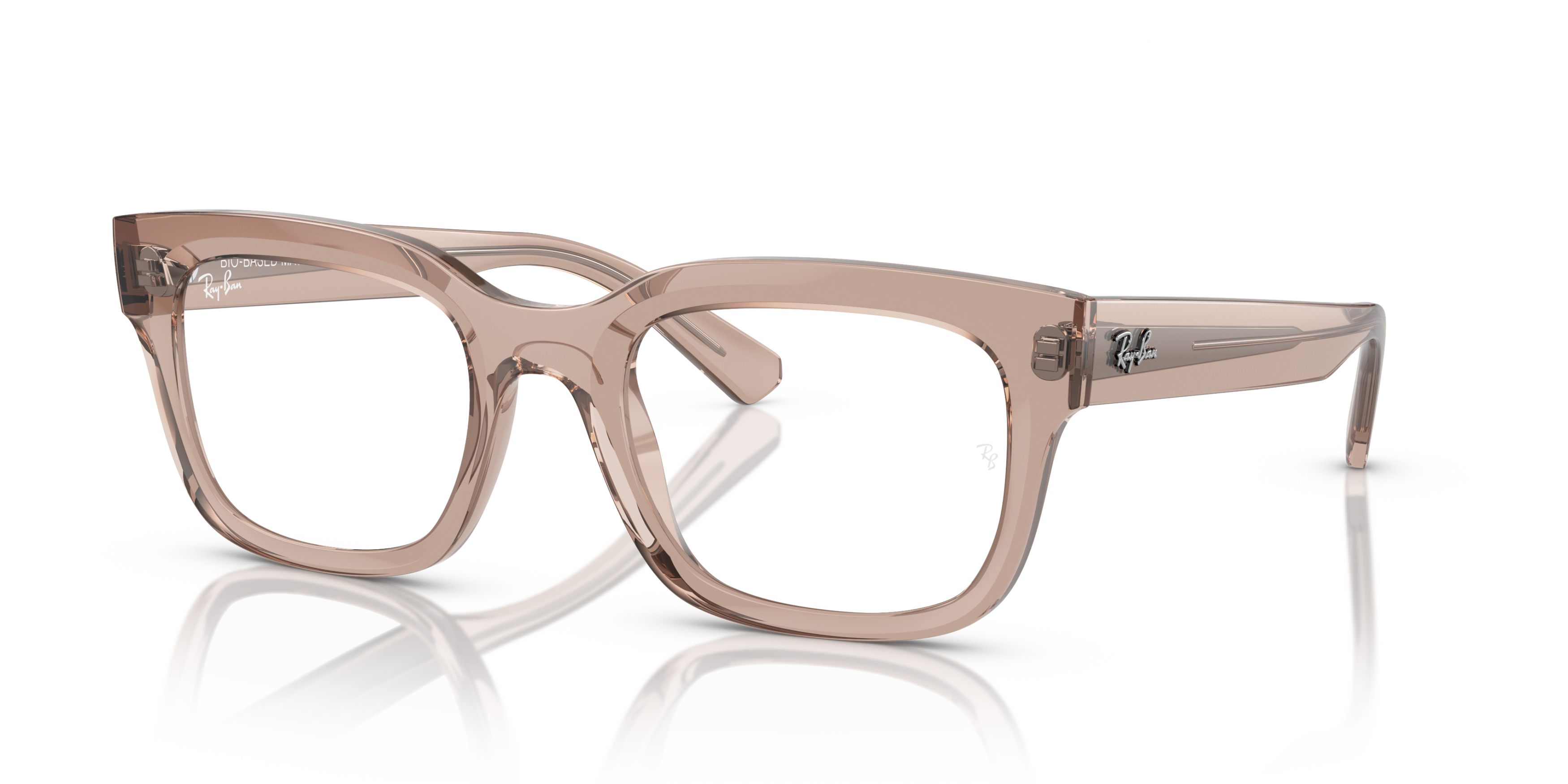 Ray Ban Ray Ban CHAD 0RX7217 8317 TRANSPARENT LIGHT BROWN 54-22 Ray Ban Ray Ban CHAD 0RX7217 8317 TRANSPARENT LIGHT BROWN 54-22
