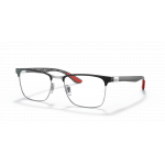 Ray Ban Ray Ban 0RX8421 2861 BLACK ON SILVER 54-19