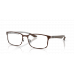 Ray Ban Ray Ban 0RX8424 3227 MATTE BROWN ON GUNMETAL 57-18