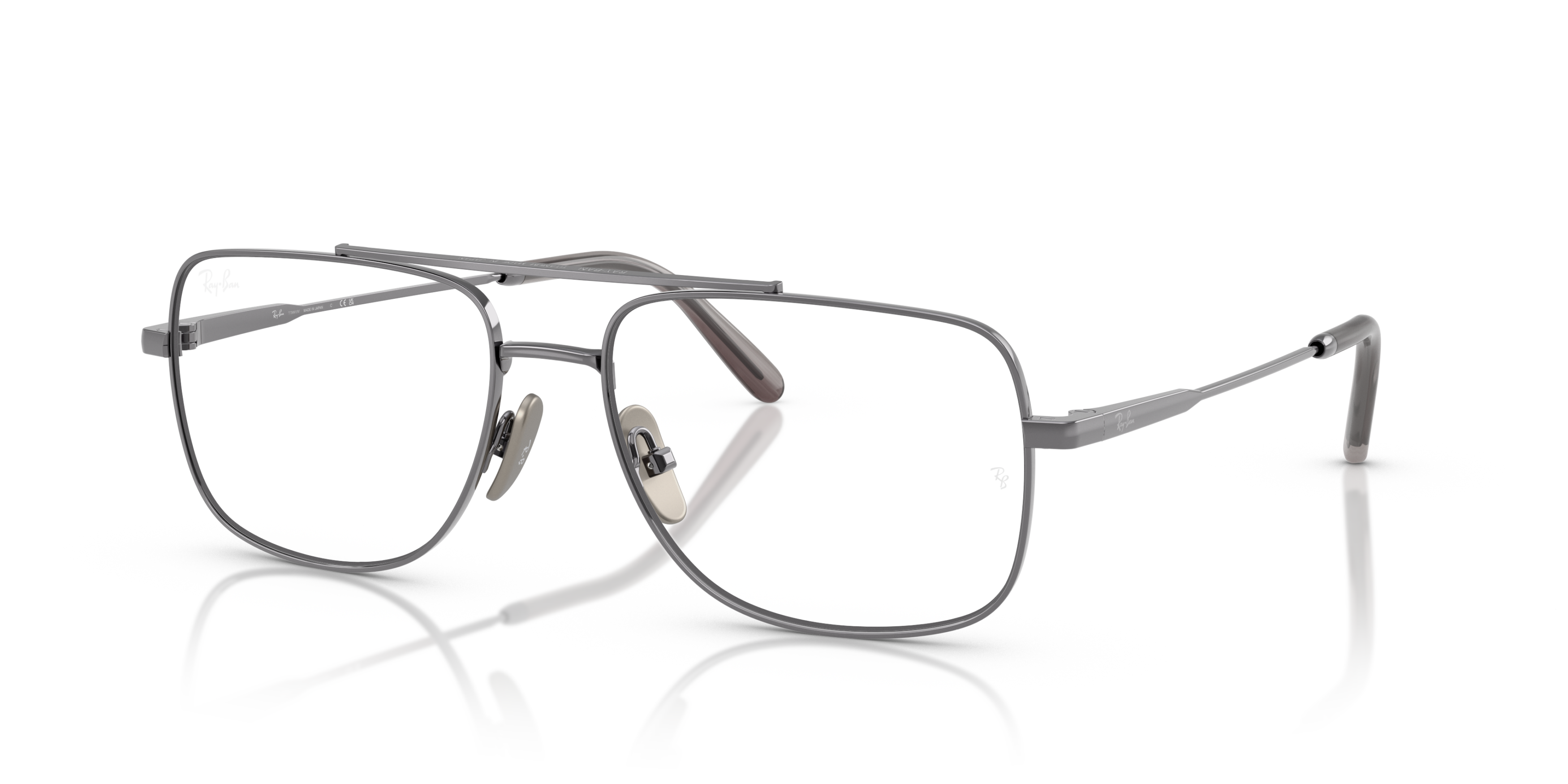 Ray Ban Ray Ban WILLIAM TITANIUM 0RX8797 1000 GUNMETAL 58-17 Ray Ban Ray Ban WILLIAM TITANIUM 0RX8797 1000 GUNMETAL 58-17