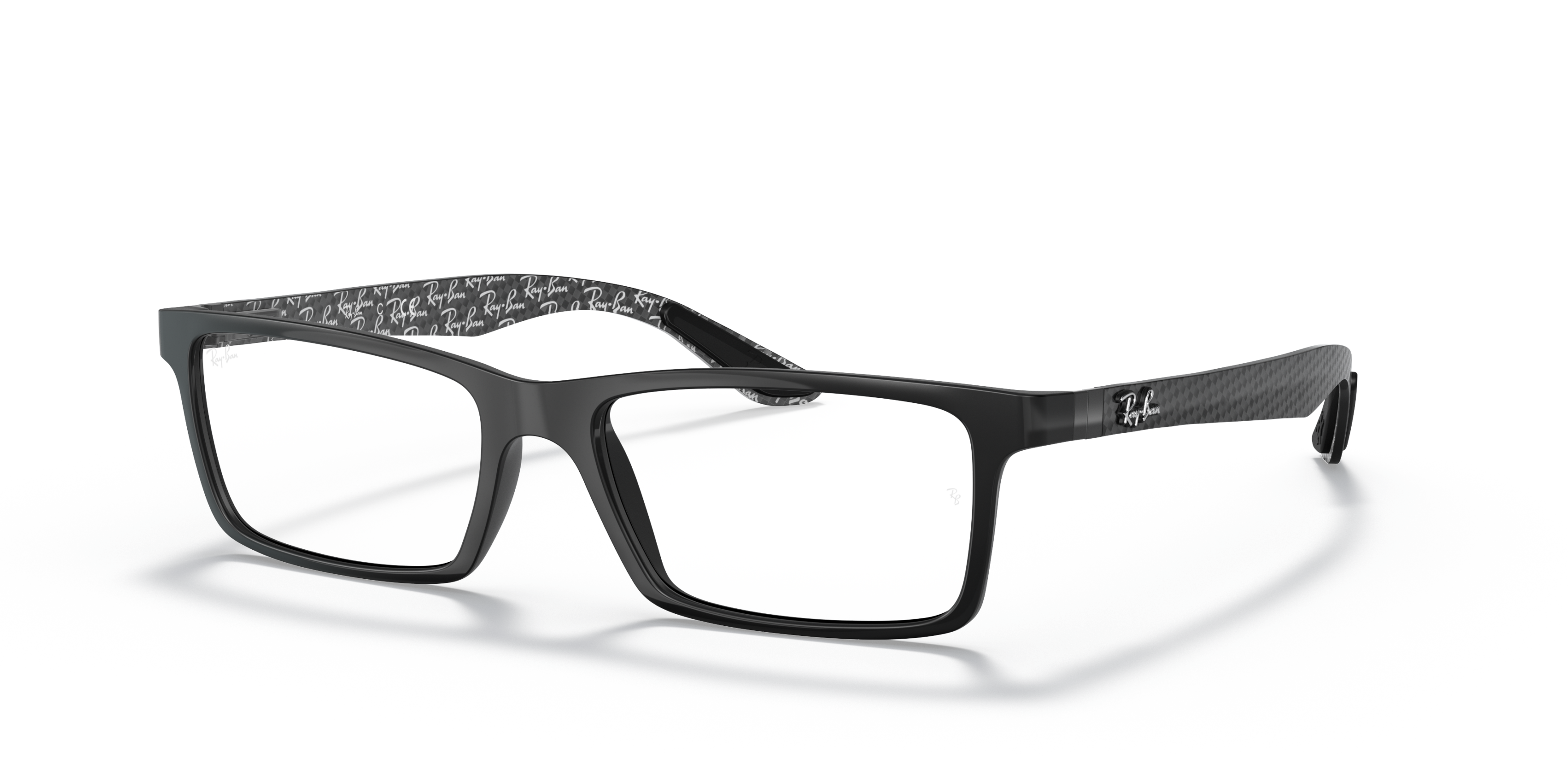 Ray Ban Ray Ban 0RX8901 5263 DEMI GLOSS BLACK 55-17 Ray Ban Ray Ban 0RX8901 5263 DEMI GLOSS BLACK 55-17