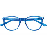 ROBIN - Fertiglesehilfe Kunststoffbrille in havanna-schwarz mit flexibler Federtechnik und klaren Lesegläsern +1