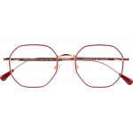 YOKO: elegante goldfarbene Metall-Fertiglesebrille mit Federtechnik und passendem Etui