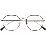 YOKO: elegante goldfarbene Metall-Fertiglesebrille mit Federtechnik und passendem Etui