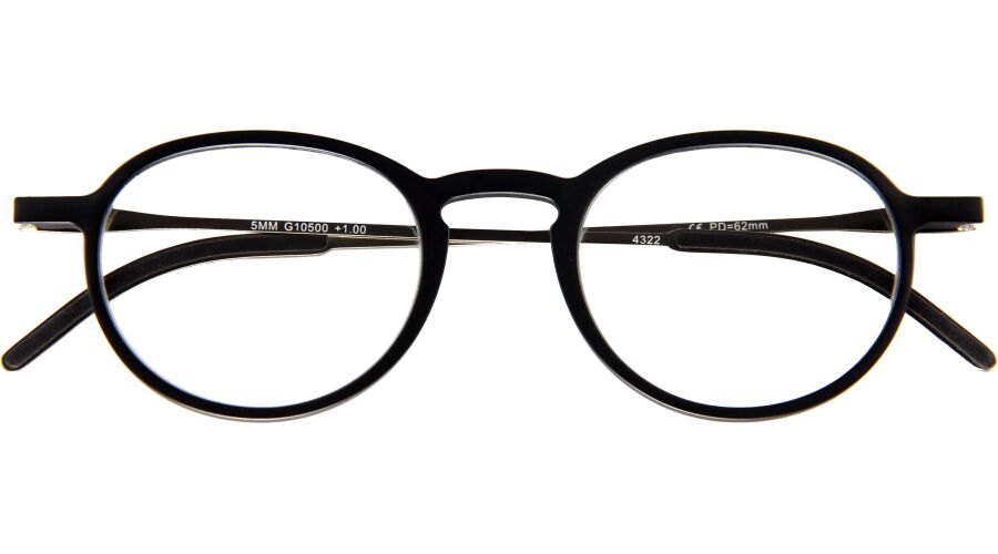 500 Lesebrille Modell 5 MM mit ultraflachem Design und praktischem Lederetui