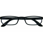 CLASSIC G0300 schwarze Kunststoff-Halbbrille mit +1.00 Dioptrien