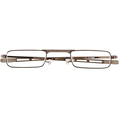 Schwarze Reise-Lesebrille Modell 9 MM mit robuster Fassung