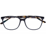 Schwarze DONNA G69600 Kunststoff-Lesebrille mit Federtechnik und +1.00 Dioptrien