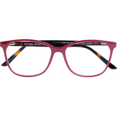 Schwarze DONNA G69600 Kunststoff-Lesebrille mit Federtechnik und +1.00 Dioptrien