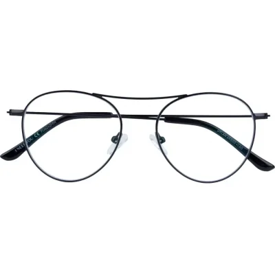 Metall-Lesebrille DYLAN G69800 in Schwarz mit +1.00 Dioptrien