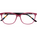 Schwarze DONNA G69600 Kunststoff-Lesebrille mit Federtechnik und +1.00 Dioptrien