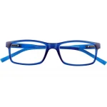 Anthrazitfarbene Metall-Lesebrille EDDY G35000 mit flexiblem Federscharnier und +1.00 Dioptrien inklusive Schutzetui.