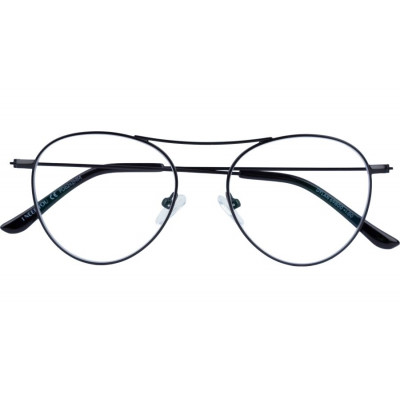 Metall-Lesebrille DYLAN G69800 in Schwarz mit +1.00 Dioptrien