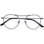 Metall-Lesebrille DYLAN G69800 in Schwarz mit +1.00 Dioptrien