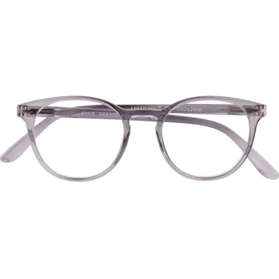 Beige Kunststoff-Lesebrille ELLA G68200 mit Federscharnier und +1.00 Dioptrien
