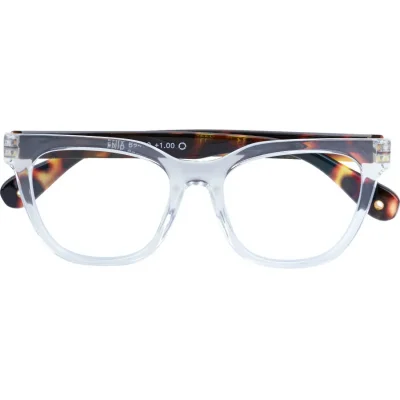 Transparente Kunststoff-Lesebrille ENJA G69400 mit Federscharnier