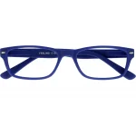Schwarze Kunststoff-Lesebrille FEELING G15500 mit Federscharnier