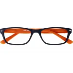 Schwarze Kunststoff-Lesebrille FEELING G15500 mit Federscharnier