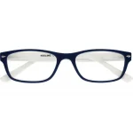 Schwarze Kunststoff-Lesebrille FEELING G15500 mit Federscharnier