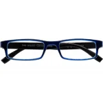 Lesebrille FINN G75200 schwarz mit Kunststoff-Halbbrille und +1